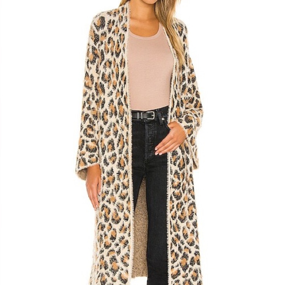 Blank NYC Leopard Duster